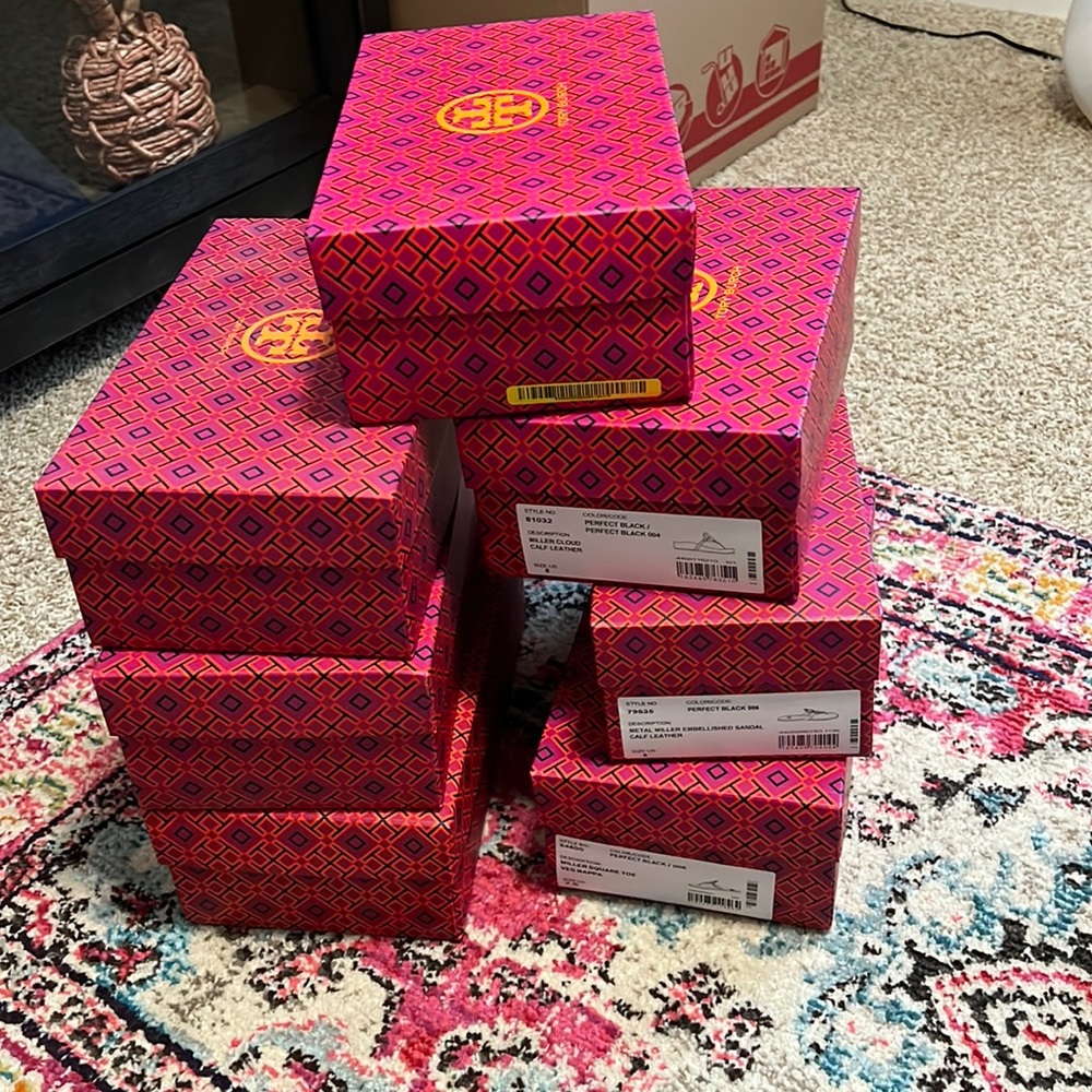 Tory Burch Sandal Shoe Boxes